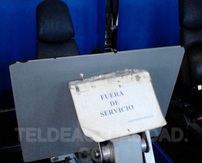 Imagen de archivo de uno de los deteriorados aparatos de la sala de musculación (Foto TA)